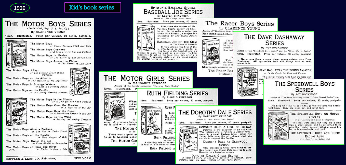 Child book series, 1920